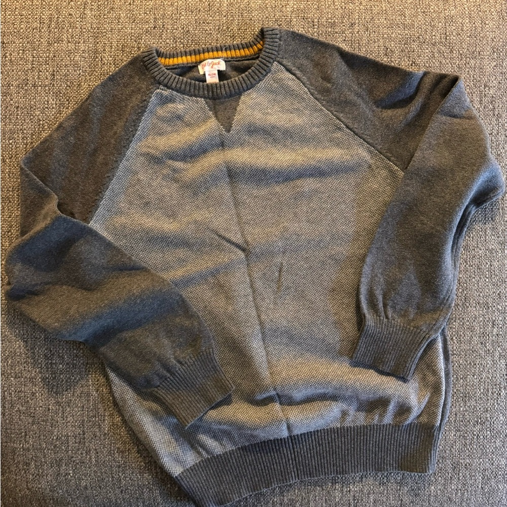 Cat & Jack gray sweater boys size XL 16 NWOT